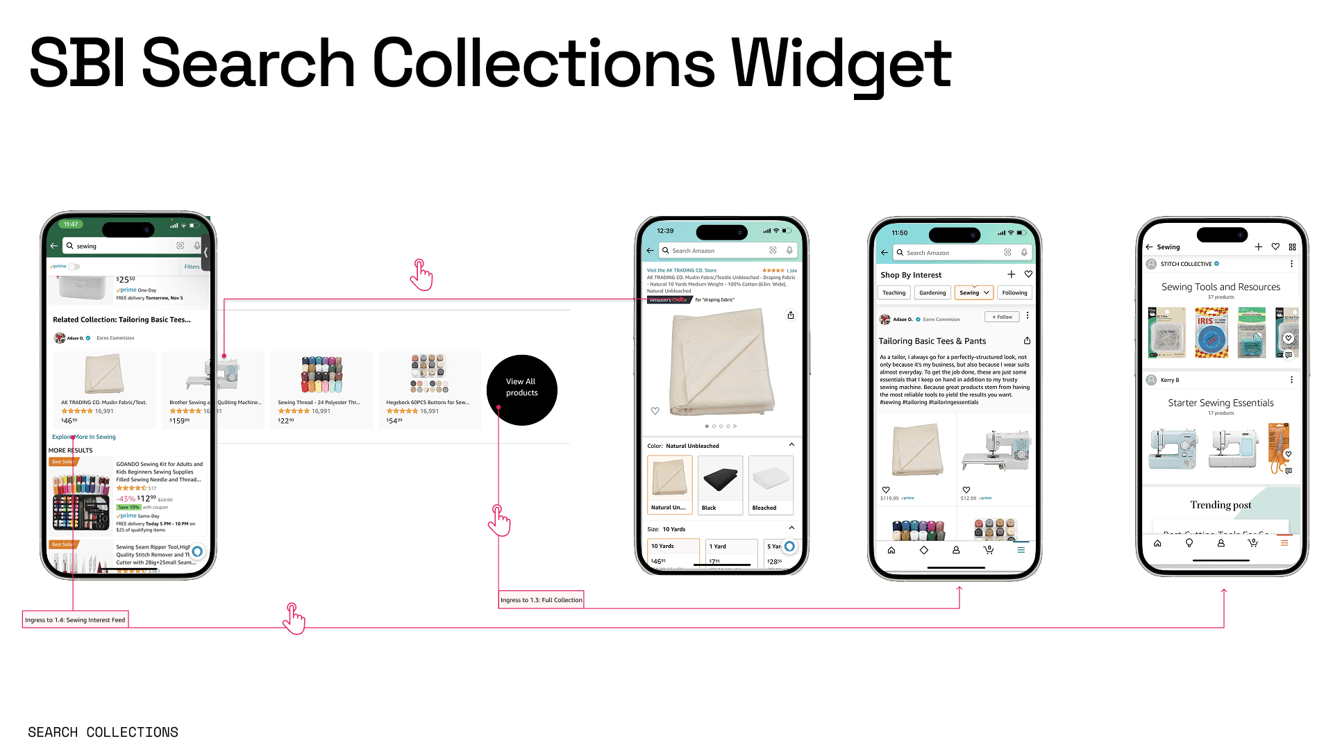 SBI Search Collections Widget